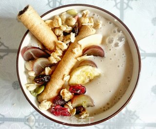Nut Oats Banana Yogurt recipe