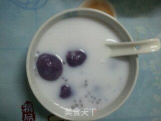 Sago Purple Potato Meatballs recipe