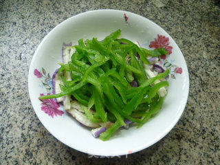 Eggplant with Green Pepper recipe