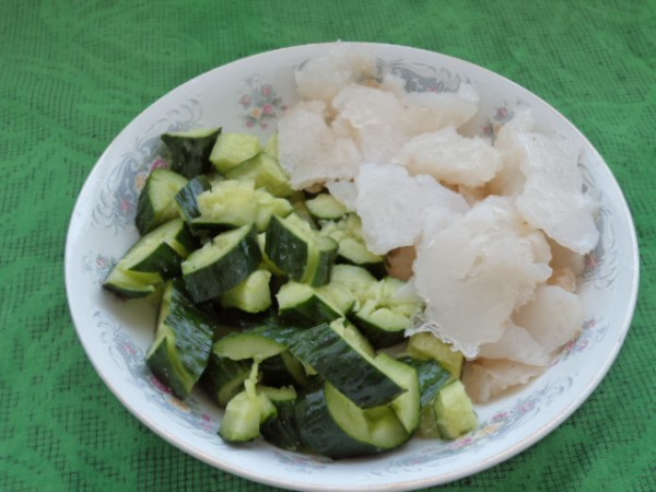 Cucumber with Cold Skin recipe