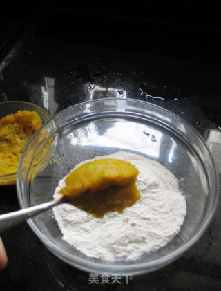 Milk Sweet-scented Osmanthus Pumpkin Balls---the Sweetness of Autumn recipe