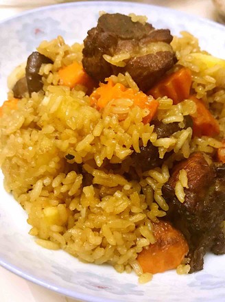 Ribs Braised Rice recipe