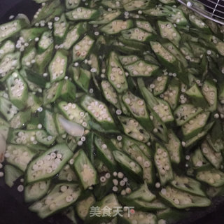 Bean Sauce Lily Okra recipe