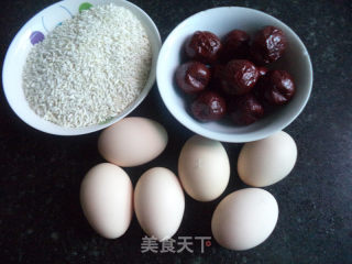 Glutinous Rice Egg with Red Dates recipe