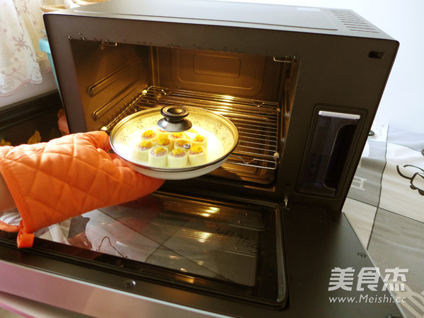 Steamed Minced Pork Stuffed with Tofu recipe