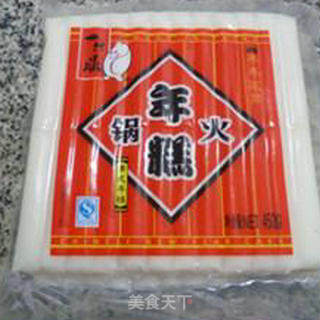 Stir-fried Rice Cake with Chopped Pepper and Egg recipe