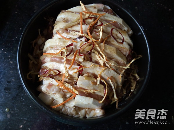 Taro Sliced Pork Tongs recipe