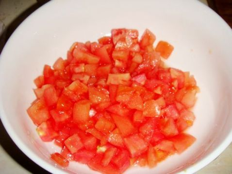Steamed Custard with Tomato and Yam recipe
