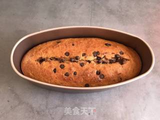 Banana Chocolate Bean Pound Cake recipe