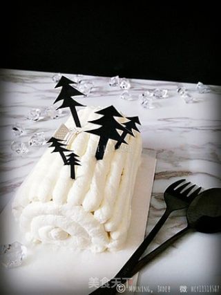 White World Snow Cake Roll-japanese Cotton Roll + Super Simple Decoration recipe