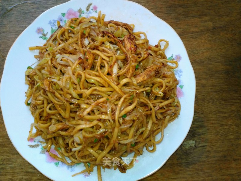 Chicken Shredded Fried Noodles recipe