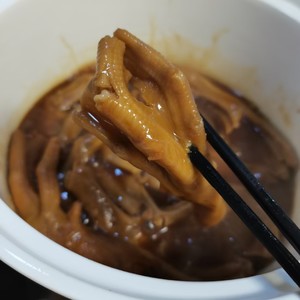 Witch's Red Ginseng and Abalone Sauce Goose Palm recipe