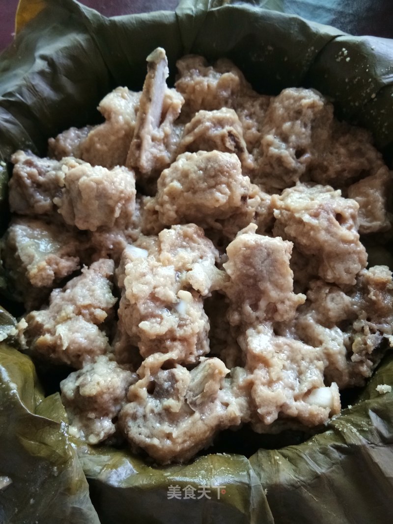 Steamed Pork Ribs with Lotus Spice Powder recipe