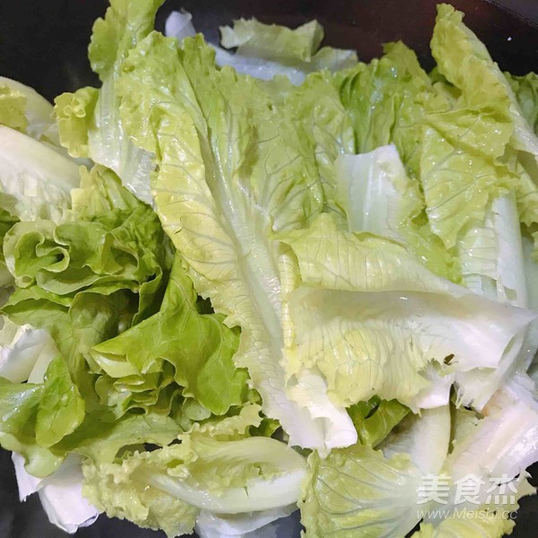 Stir-fried Lettuce with Garlic recipe