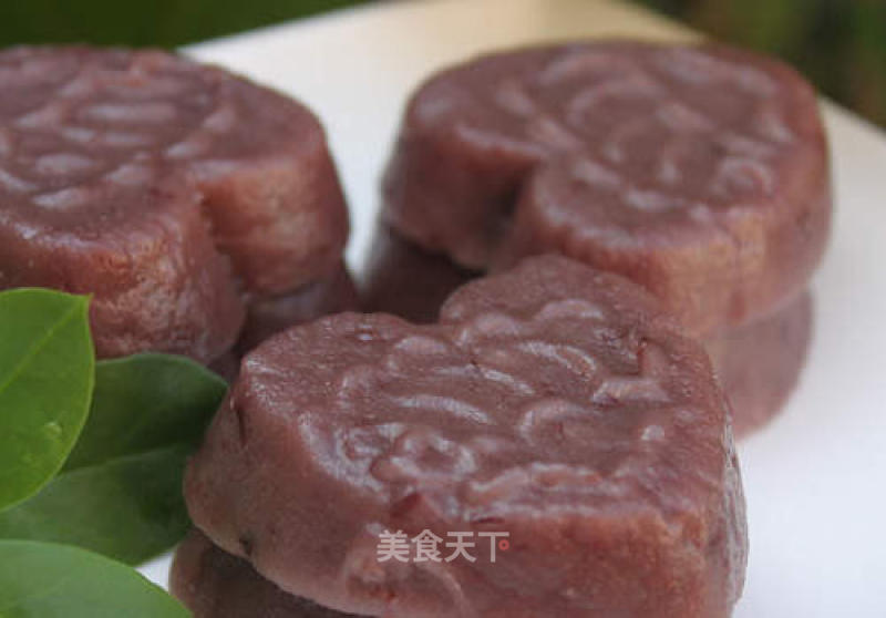 Sweet and Soft Glutinous "red Bean Cake" recipe