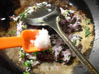 Fried Rice with Red Amaranth recipe