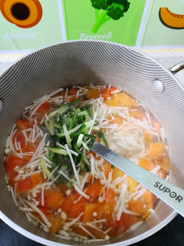 Vegetarian Vegetable Egg Drop Soup recipe