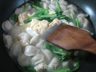 Duck Eggs and Feucai Mi Mi Dumplings recipe