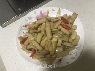 Stir-fried King Pleurotus recipe