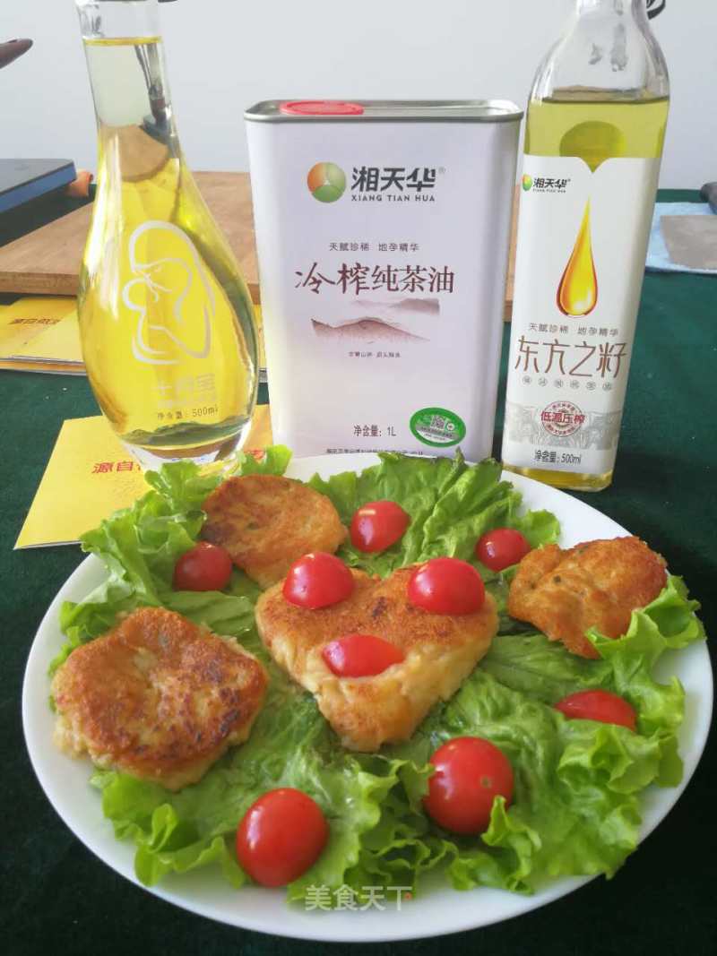 The Seventh Phase of Tea Oil Delicacies: Love Golden Potato Cake recipe