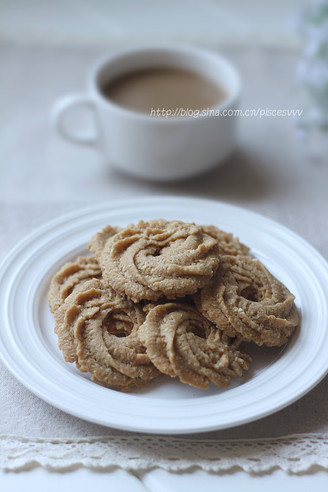 Romance Coffee Cookies recipe