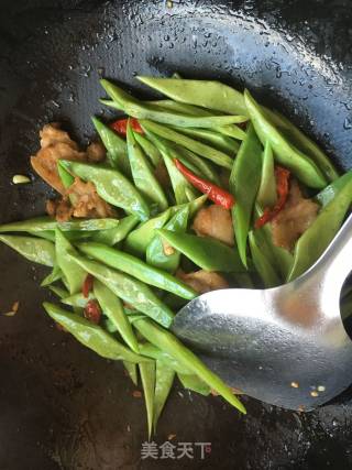 #trust之美# Stir-fried Kidney Beans with Pork Belly recipe