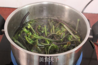 #春食野菜香# Stir-fried Bracken with Garlic recipe