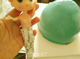 #四session Baking Contest and It's Love to Eat Festival#cream Frost Decorated Barbie Doll Cake recipe