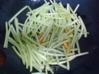 Stir-fried Sweet Potato Stems recipe