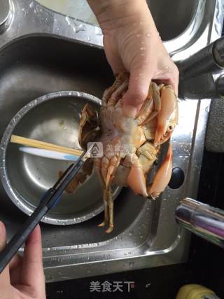 Steamed Crab with Longan recipe
