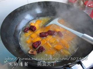 Warm Middle Energy and Nourish Qi* Invigorate The Spleen and Nourish The Skin [yam, Red Date and Pumpkin Soup] recipe