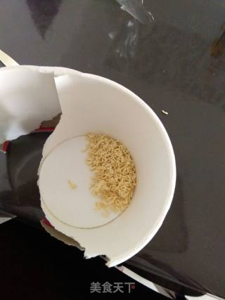 Two Boiled Instant Noodle Cake Shreds recipe