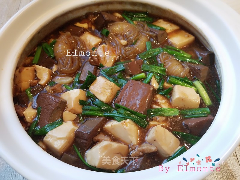 Duck Blood Roasted Tofu recipe