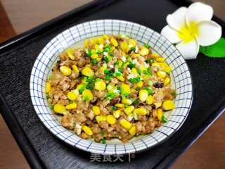 Corn Kernels Steamed Meatloaf recipe