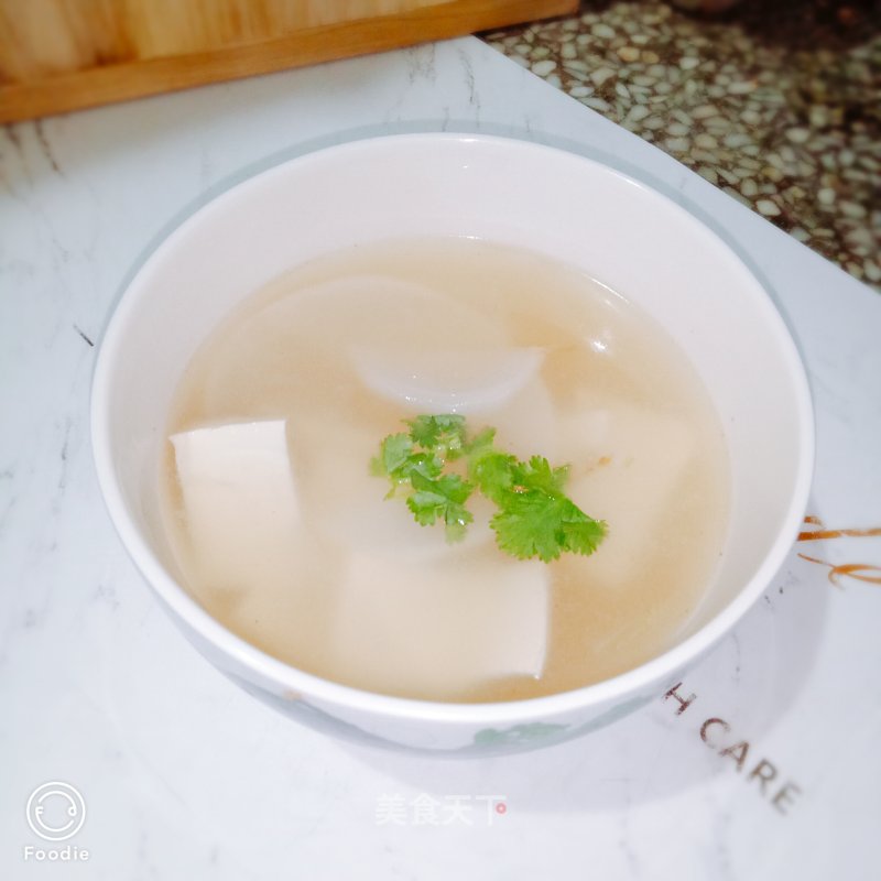 Radish Tofu Soup recipe