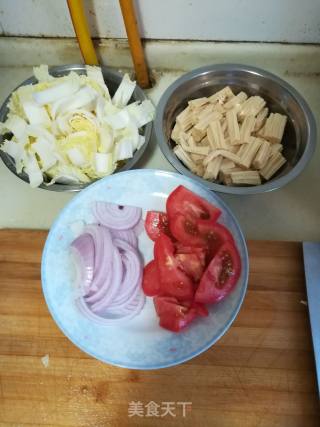 Roasted Yuba with Cabbage recipe