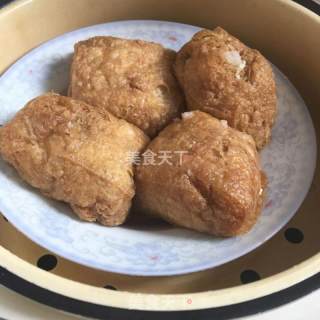 Stuffed Tofu with Glutinous Rice recipe