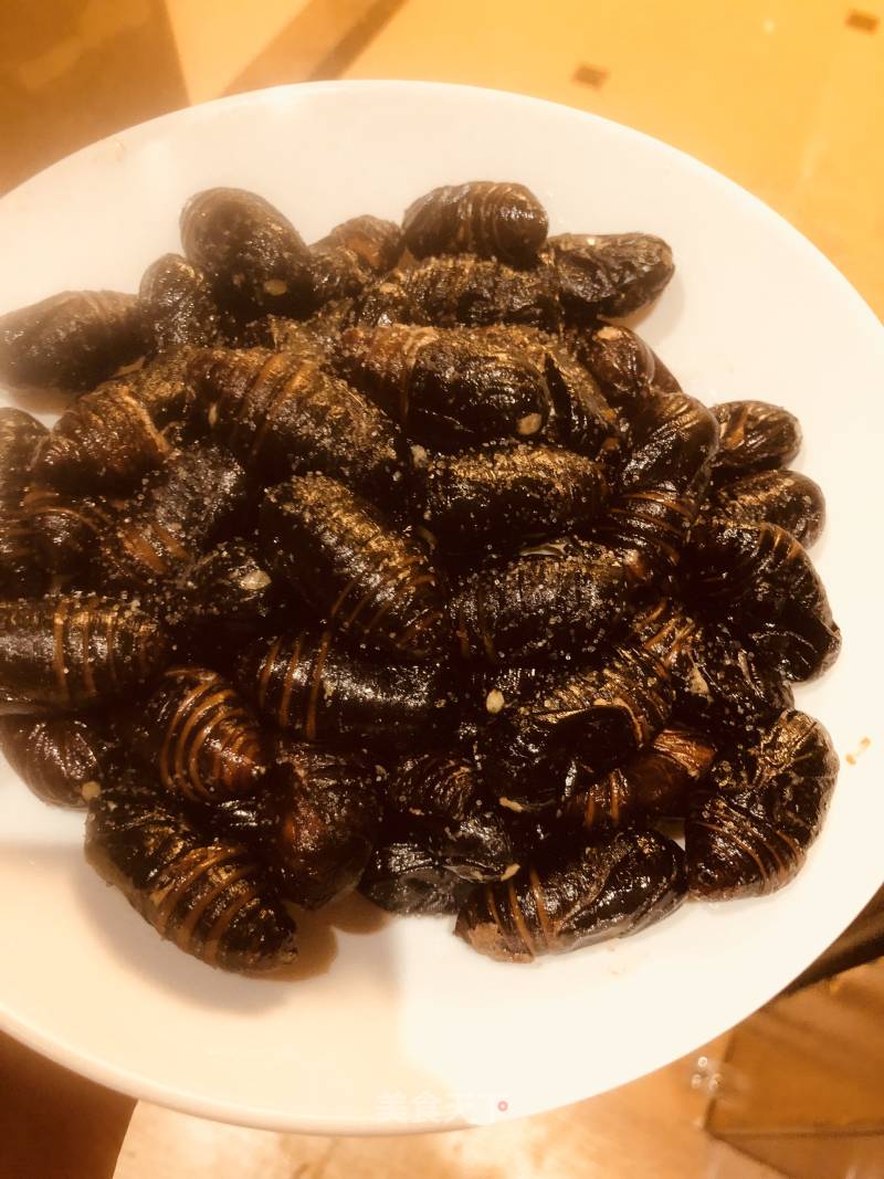 Fried Silkworm Pupa recipe