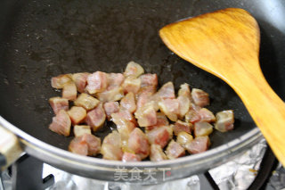 【boiled Rice with Sausage and Mushroom】: An Attractive Lazy Rice with Fragrance recipe