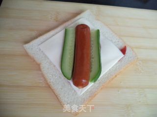 Hot Dog Cheese Sandwich recipe