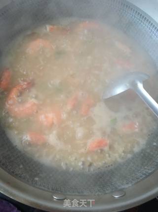 Cilantro Shrimp Congee recipe