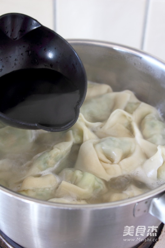 Chicken Soup and Vegetable Meat Wonton recipe