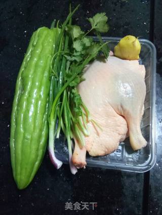 Stir-fried Duck with Bitter Gourd recipe