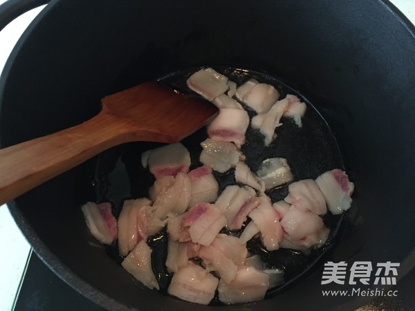 Braised Noodles with Beans in Iron Pot recipe