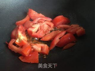 Tomato and Enoki Mushroom Tofu Soup recipe