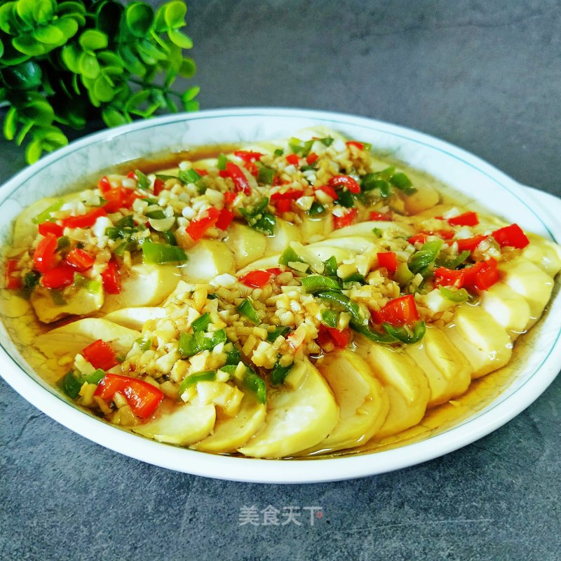 Spicy Steamed Dried Tofu recipe