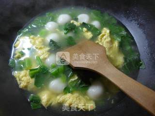 Rapeseed Glutinous Rice Dumplings with Egg recipe