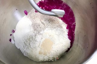 Dragon Fruit Mochi Bread recipe