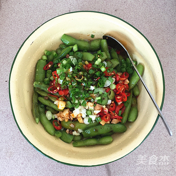 Spicy Cold Edamame recipe