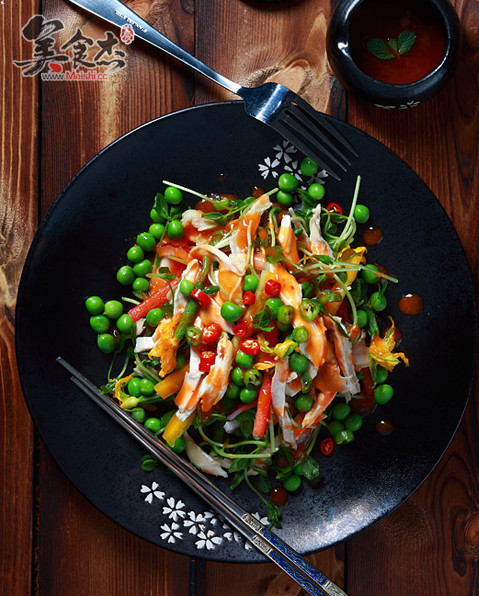 Thai Vegetable Chicken Salad recipe